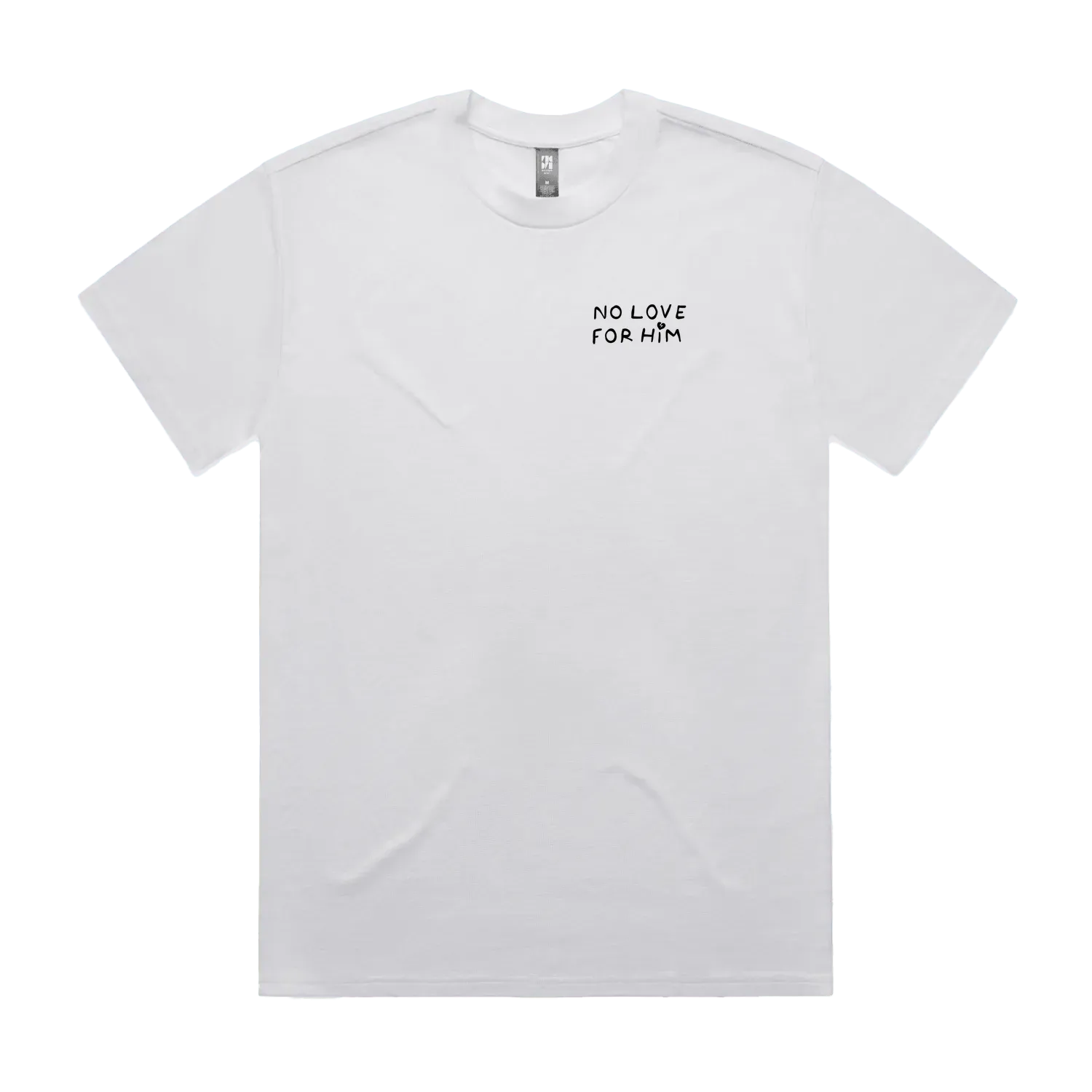 White front flat lay